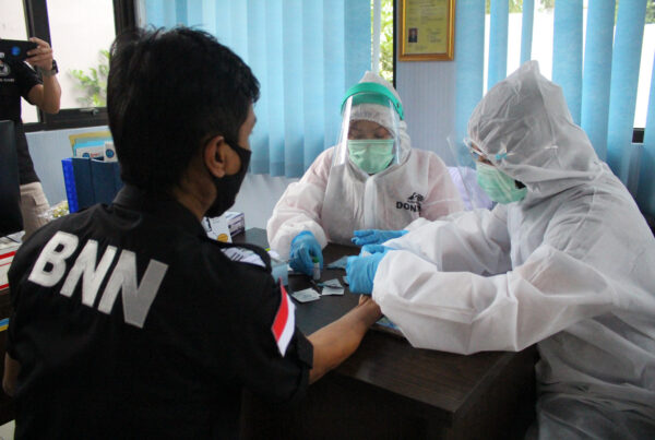 BNNK Ciamis Gelar Rapid Test Covid-19 Kepada Seluruh Pegawai
