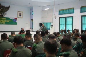 Kodim 0613 Ciamis Gandeng BNNK Ciamis Tes Urine Anggotanya