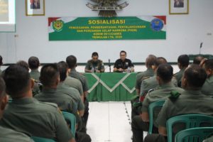 Kodim 0613 Ciamis Gandeng BNNK Ciamis Tes Urine Anggotanya