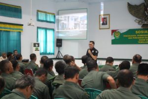 Kodim 0613 Ciamis Gandeng BNNK Ciamis Tes Urine Anggotanya