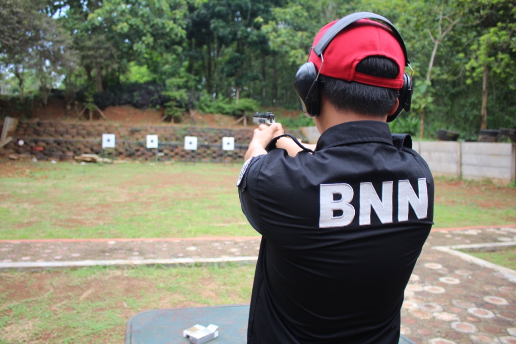 BNNK Ciamis Gelar Latihan Menembak BNNK Ciamis Gelar Latihan Menembak