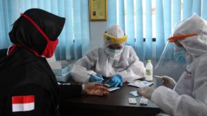 Deteksi Dini Covid-19, BNNK Ciamis Gelar Rapid Test