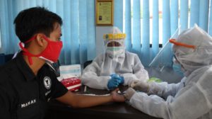 Deteksi Dini Covid-19, BNNK Ciamis Gelar Rapid Test