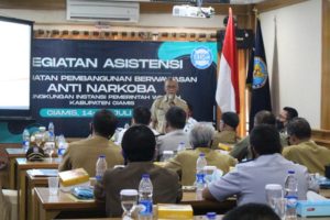 BNNK Ciamis Gelar Asistensi Penguatan Pembangunan Berwawasan Anti Narkoba
