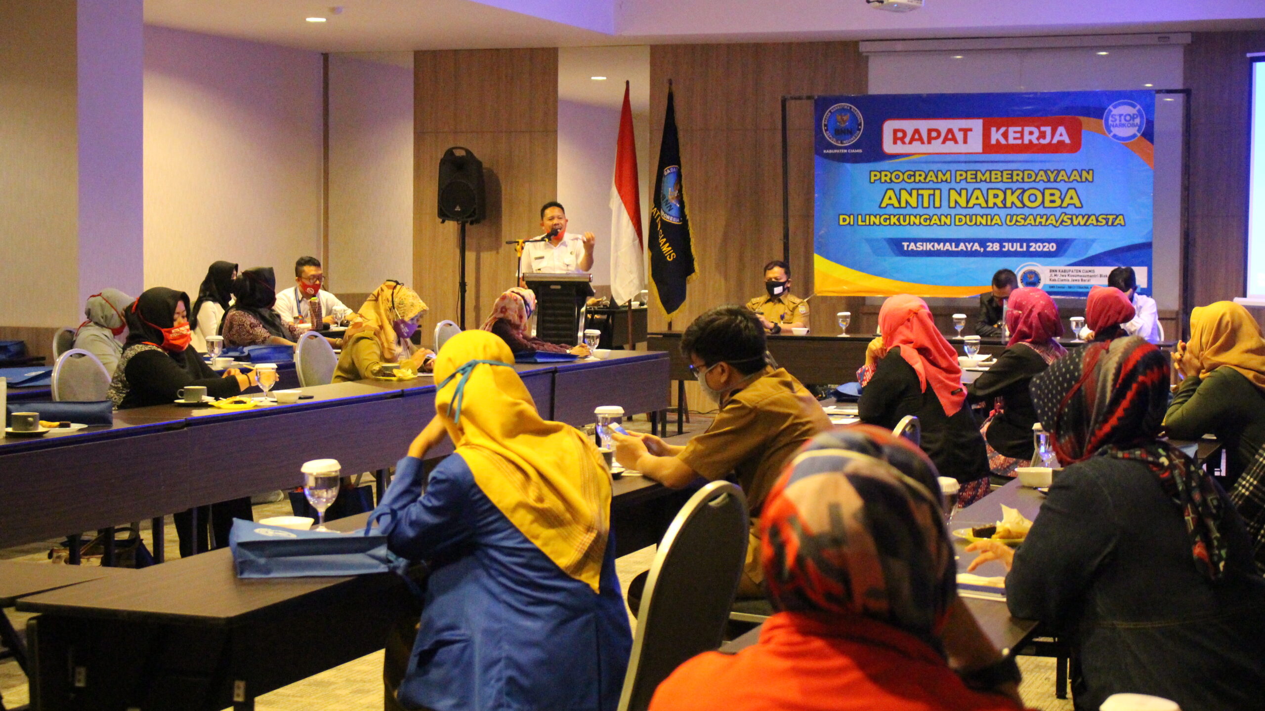 BNNK Ciamis Gelar Rapat Kerja (Raker) Program Pemberdayaan Masyarakat Anti Narkoba Di Lingkungan Swasta BNNK Ciamis Gelar Rapat Kerja (Raker) Program Pemberdayaan Masyarakat Anti Narkoba Di Lingkungan Swasta