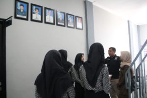 BNNK Ciamis Terima Audiensi Siswi SMK Hepweti Ciamis