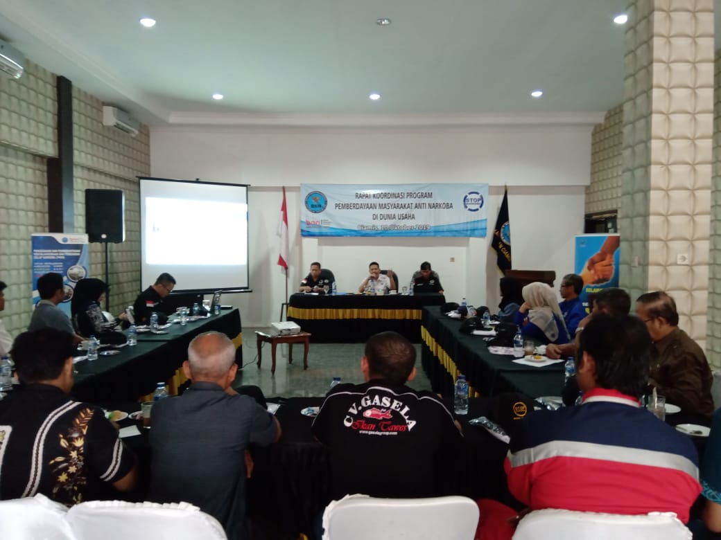 BNNK Ciamis Gelar Rakor Program Pemberdayaan Masyarakat Anti Narkoba Di Lingkungan Swasta Dan Dunia Usaha BNNK Ciamis Gelar Rakor Program Pemberdayaan Masyarakat Anti Narkoba Di Lingkungan Swasta Dan Dunia Usaha