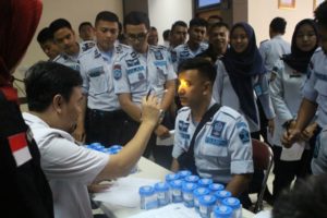 BNNK Ciamis Tes Urine 60 Pegawai Lapas Kelas III Banjar