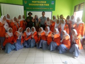 TMMD Ke -106 Kodim 0613/Ciamis Gelar Penyuluhan Tentang Bahaya Narkoba