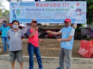 BNNK Ciamis Ajak Masyarakat Cegah Narkoba Dan Covid-19