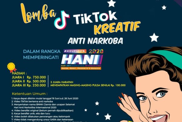 Lomba TikTok Kreatif Anti Narkoba Dalam Rangka Memperingati HANI 2020