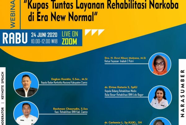 Kupas Tuntas Layanan Rehabiltasi Narkoba di Era New Normal