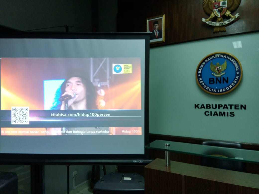 Peringatan HANI 2020, BNNK Ciamis Gelar Nobar (Virtual) Konser Amal Slank Peringatan HANI 2020, BNNK Ciamis Gelar Nobar (Virtual) Konser Amal Slank