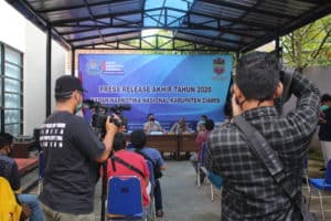 Press Release Akhir Tahun 2020 BNN Kabupaten Ciamis
