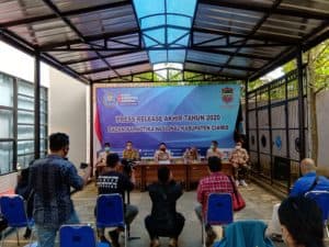 Press Release Akhir Tahun 2020 BNN Kabupaten Ciamis