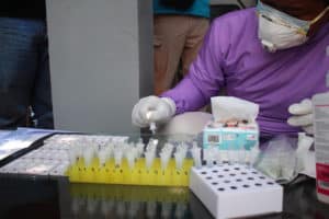 Cegah Penyebaran Covid-19, Pegawai BNNK Ciamis di Test Swab