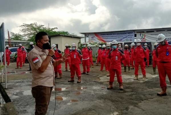 Waskita-HK-BRP KSO Gelar Sosialisasi Tentang Bahaya Narkoba Dan Test Urine Narkoba Pegawai Proyek Pembangunan Bendungan Leuwikeris Paket 4