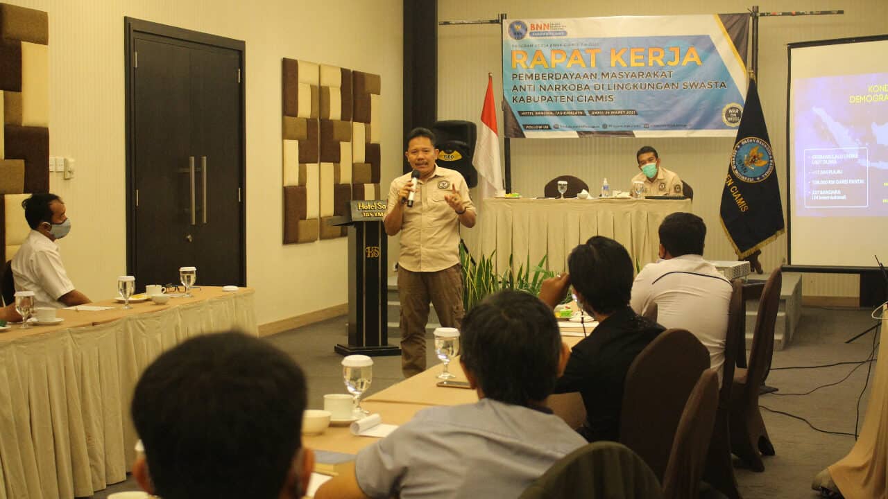 BNNK Ciamis Gelar Rapat Kerja (Raker) Program Pemberdayaan Masyarakat Anti Narkoba Di Lingkungan Masyarakat Konsep Otomatis