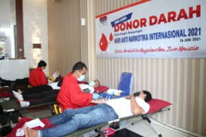 BNNK Ciamis Gelar Aksi Donor Darah Dalam Rangka Peringatan HANI 2021