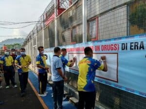 BNNK Ciamis Hadiri Peringatan HANI Tahun 2021 Yang Di Gelar Lapas Banjar