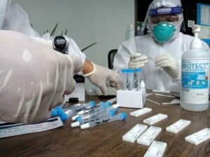 Pegawai BNNK Ciamis Kembali di Test Swab Guna Cegah Penyebaran Covid-19