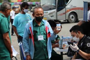 Dishub Ciamis Libatkan BNNK Ciamis Dalam Pelaksanaan Inspeksi Keselamatan Lalu Lintas dan Angkutan Jalan (Rampcheck)