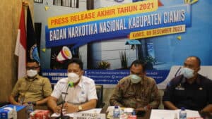 BNNK Ciamis Gelar Press Release Akhir Tahun 2021