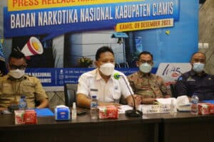 BNNK Ciamis Gelar Press Release Akhir Tahun 2021