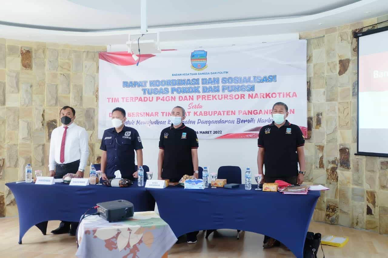 Badan Kesbangpol Pangandaran Gelar Rapat Kordinasi Dan Sosialisasi Tugas Pokok Dan Fungsi Tim Terpadu P4GN Kabupaten Pangandaran Tahun 2022 Badan Kesbangpol Pangandaran Gelar Rapat Kordinasi Dan Sosialisasi Tugas Pokok Dan Fungsi Tim Terpadu P4GN Kabupaten Pangandaran Tahun 2022