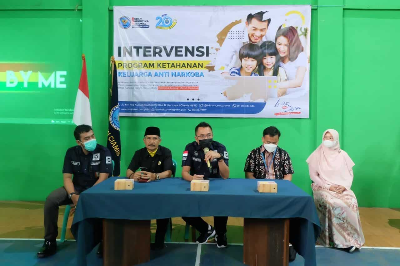 BNNK Ciamis Gelar Kegiatan Intervensi Program Ketahanan Keluarga Anti Narkoba