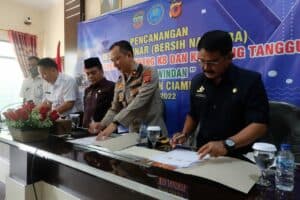Pencangan Desa Bersinar (Bersih Narkoba) Melalui Sinergi dengan Kampung KB dan Kampung Tangguh di Desa Pawindan Kabupaten Ciamis Tahun 2022