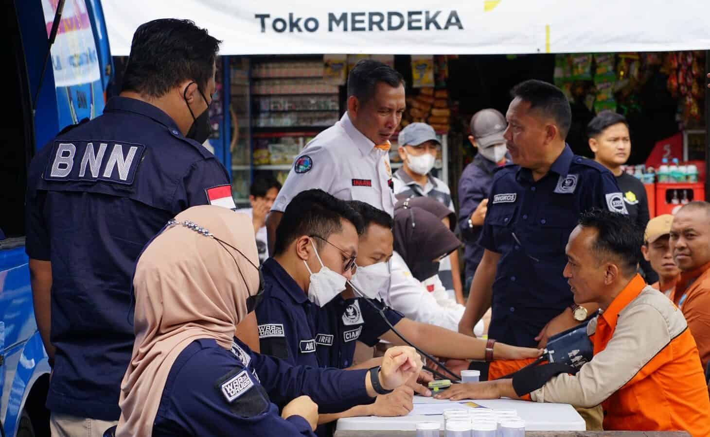 Dinas Perhubungan Kabupaten Ciamis Bersama BNNK Ciamis, Polres Ciamis dan Organda Kabupaten Ciamis Melaksanakan Ramp Check dan Tes Urine Bagi Awak Angkutan Bus Di Terminal Ciamis Badan Narkotika Nasional (BNN) Kabupaten Ciamis, Polres Ciamis dan Organda Kabupaten Ciamis Melaksanakan Ramp Check dan Tes Urine Bagi Awak Angkutan Bus Di Terminal Ciamis