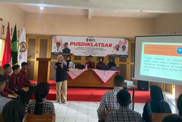 Pencegahan Narkoba Edukasi Utama Pemusatan Pendidikan dan Latihan Dasar Paskibraka Kabupaten Ciamis Tingkat SMA/SMK/MA Angkatan Tahun 2023