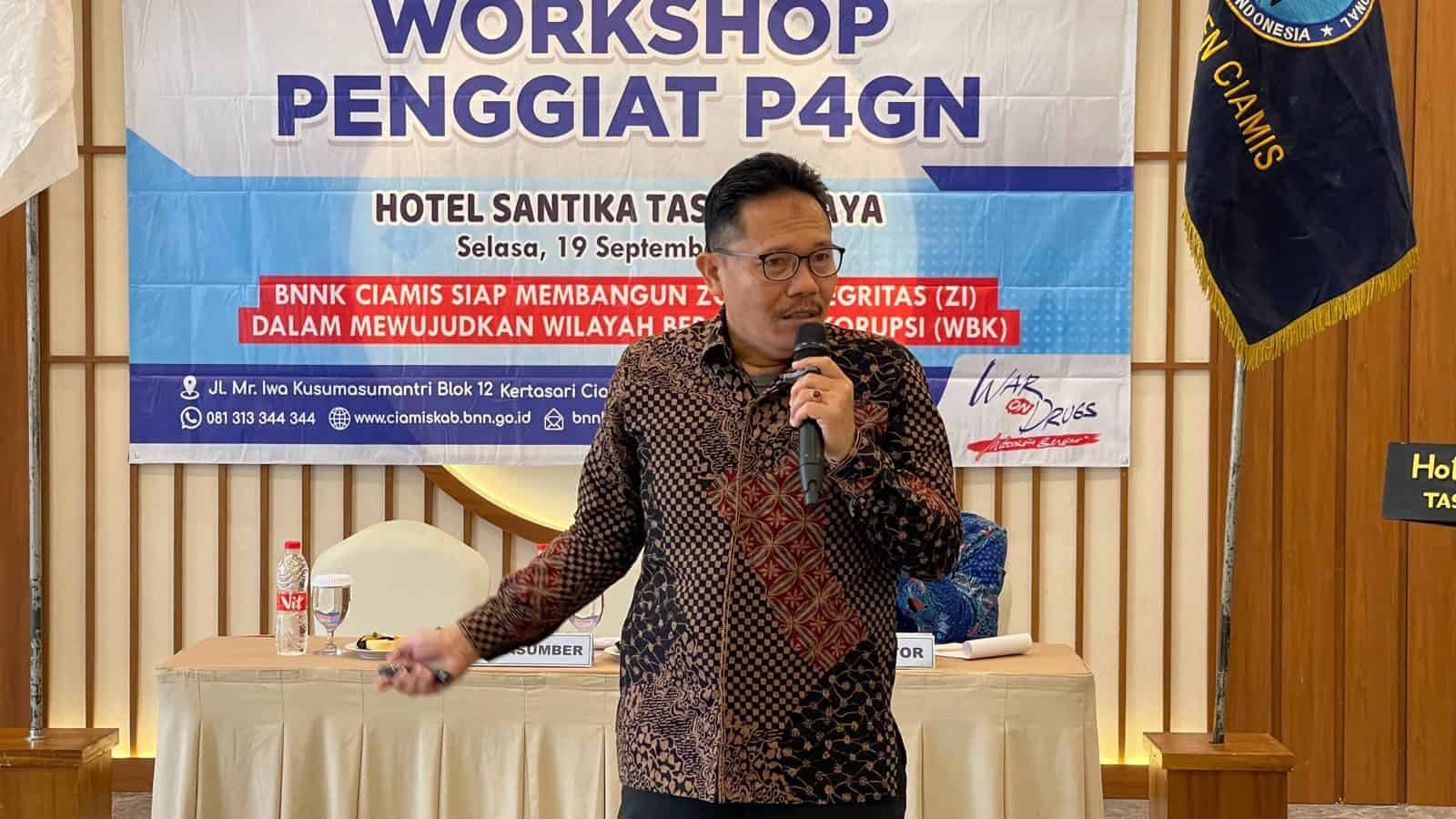 Tumbuhkan Kembali Semangat Perangi Narkoba, BNNK Ciamis Gelar Workshop Penggiat P4GN Tumbuhkan Kembali Semangat Perangi Narkoba, BNNK Ciamis Gelar Workshop Penggiat P4GN