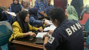 Deteksi Dini Narkoba Melalui Test Urine dan Pemeriksaan Penyakit Tidak Menular (PTM) Bagi Pegawai ASN dan Non ASN Lingkup Sekretariat Daerah Kabupaten Ciamis