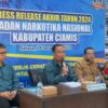 BNN Kabupaten Ciamis Gelar Press Release Akhir Tahun 2024
