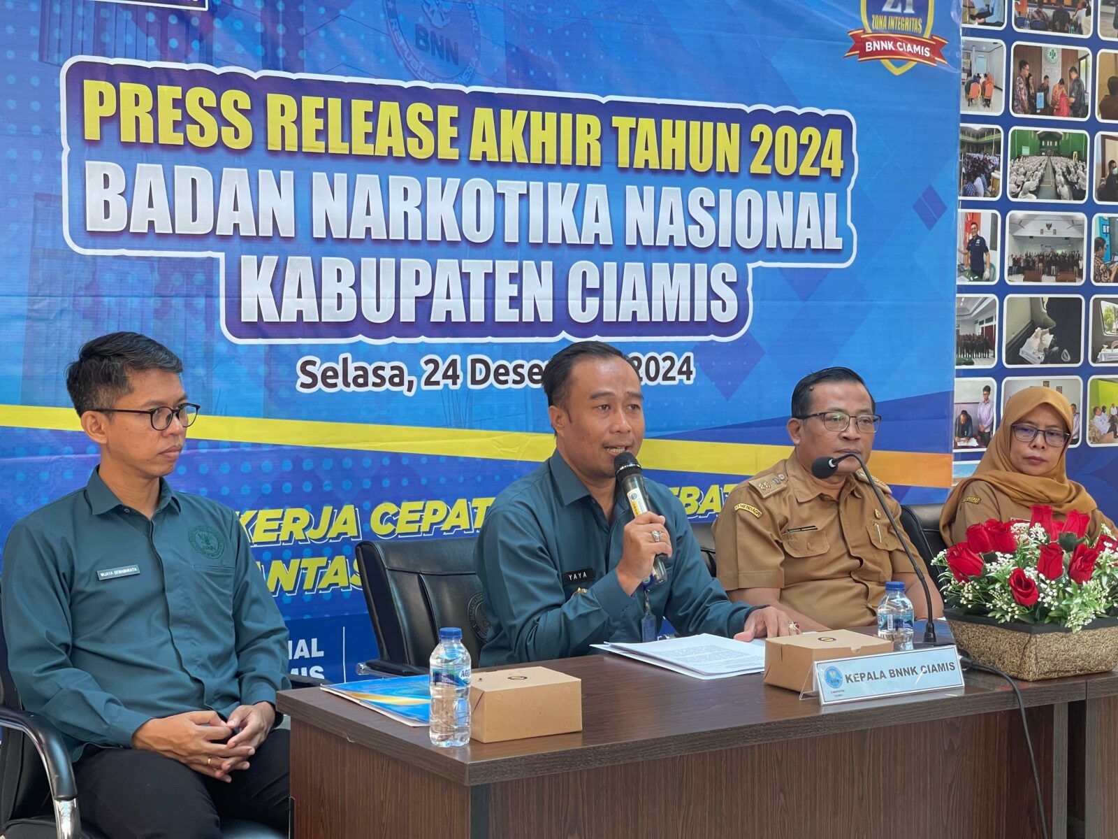 BNN Kabupaten Ciamis Gelar Press Release Akhir Tahun 2024 BNN Kabupaten Ciamis Gelar Press Release Akhir Tahun 2024